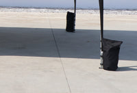 Pavillon Gewichte 6er Set - Füllvolumen pro Stück ca. 13 kg, schwarz