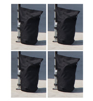 Pavillon Gewichte 4er Set - Füllvolumen pro Stück ca. 13 kg, schwarz