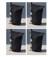 Pavillon Gewichte 4er Set - Füllvolumen pro Stück ca. 13 kg, schwarz