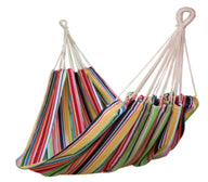 Hängematte 210 x 150 cm - Gesamtlänge 320 cm - Belastbarkeit bis 300 kg, bunt