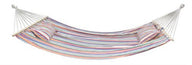 Hängematte mit zwei Kissen - 220 x 160 cm - Gesamtlänge 340 cm - Belastbarkeit bis 300kg