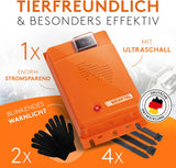 WERKTAL Marderschreck Auto - Effektive Marderabwehr mit Ultraschall & Blitzlicht [Autobatteriebetrieben]