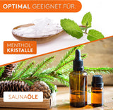 ALPENHAUCH Sauna Aromaschale aus massivem Speckstein [5x5cm]