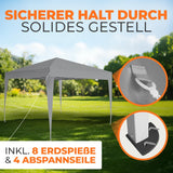 Faltpavillon 3x3m - wasserdicht