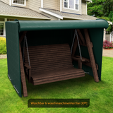 Schutzhülle Hollywoodschaukel - 150 x 210 x 150 cm - Abdeckung für 3-4 Sitzer - wasserdicht - grün