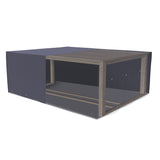 Schutzhülle für Sitzgruppe - 420D Oxford - 70 x 200 x 160 cm - wasserdicht – für Tisch & Stühle - grau