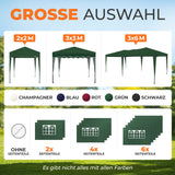 Faltpavillon 3x3m - wasserdicht