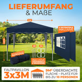 Faltpavillon 3x3m - wasserdicht