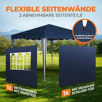 Faltpavillon 3x3m - wasserdicht