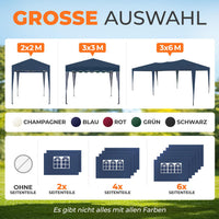 Faltpavillon 3x3m - wasserdicht