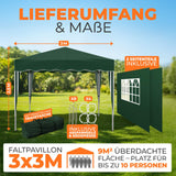 Faltpavillon 3x3m - wasserdicht