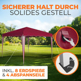 Faltpavillon 3x3m - wasserdicht