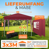 Faltpavillon 3x3m - wasserdicht