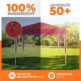 Faltpavillon 3x3m - wasserdicht
