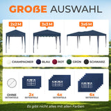 Faltpavillon 3x3m - wasserdicht