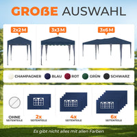 Faltpavillon 3x3m - wasserdicht