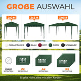 Faltpavillon 3x3m - wasserdicht