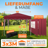 Faltpavillon 3x3m - wasserdicht