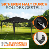 Faltpavillon 3x3m - wasserdicht