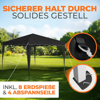 Faltpavillon 3x3m - wasserdicht