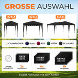 Faltpavillon 3x3m - wasserdicht