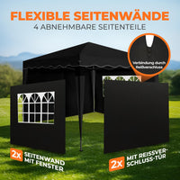 Faltpavillon 3x3m - wasserdicht