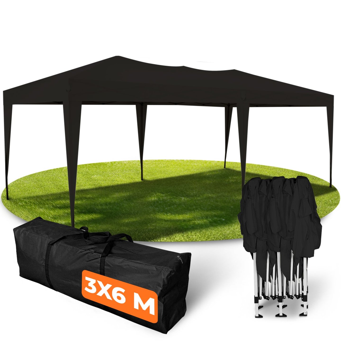 Faltpavillon 3x6m - wasserdicht