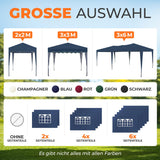 Faltpavillon 3x6m - wasserdicht