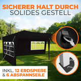 Faltpavillon 3x6m - wasserdicht