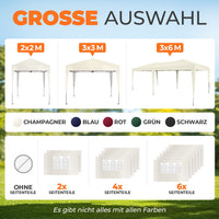 Faltpavillon 3x6m - wasserdicht