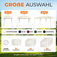 Faltpavillon 3x3m - wasserdicht