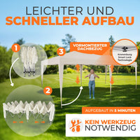 Faltpavillon 3x6m - wasserdicht