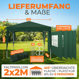 Faltpavillon 2x2m - wasserdicht