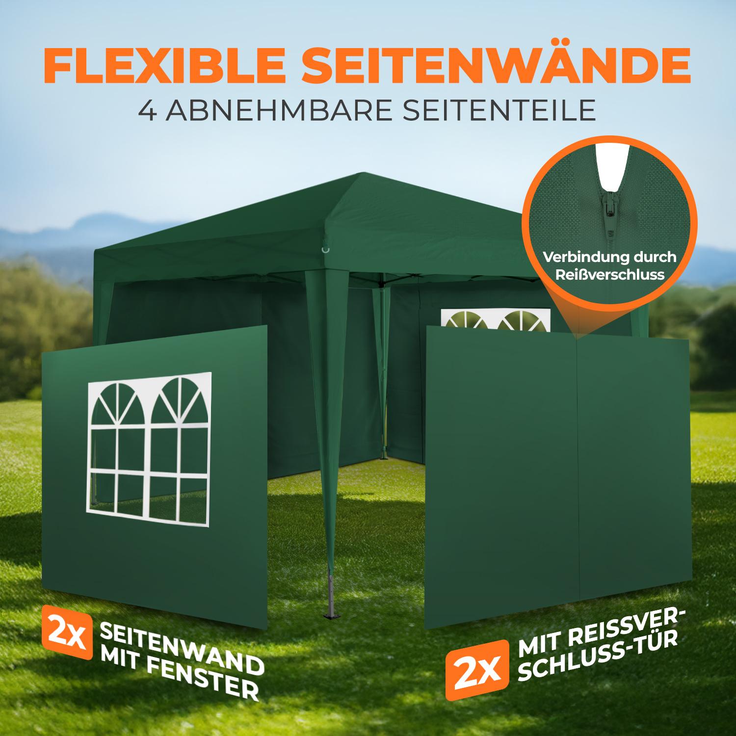 Faltpavillon 2x2m - wasserdicht