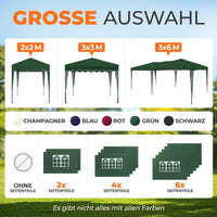 Faltpavillon 2x2m - wasserdicht