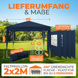 Faltpavillon 2x2m - wasserdicht