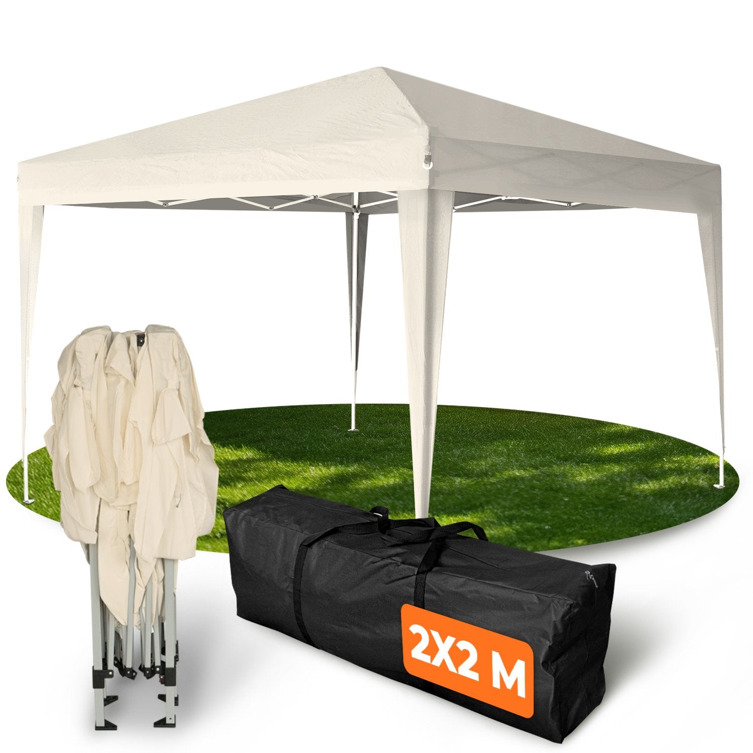Faltpavillon 2x2m - wasserdicht