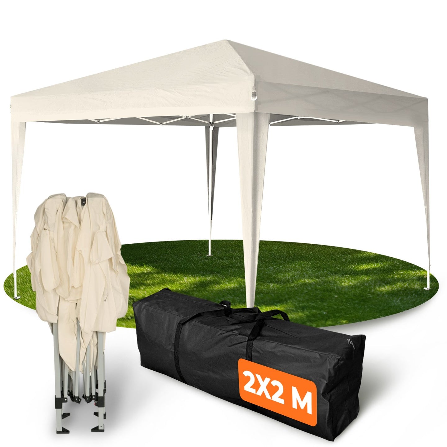 Faltpavillon 2x2m - wasserdicht