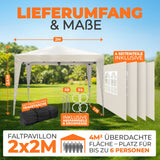 Faltpavillon 2x2m - wasserdicht