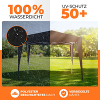 Faltpavillon 2x2m - wasserdicht