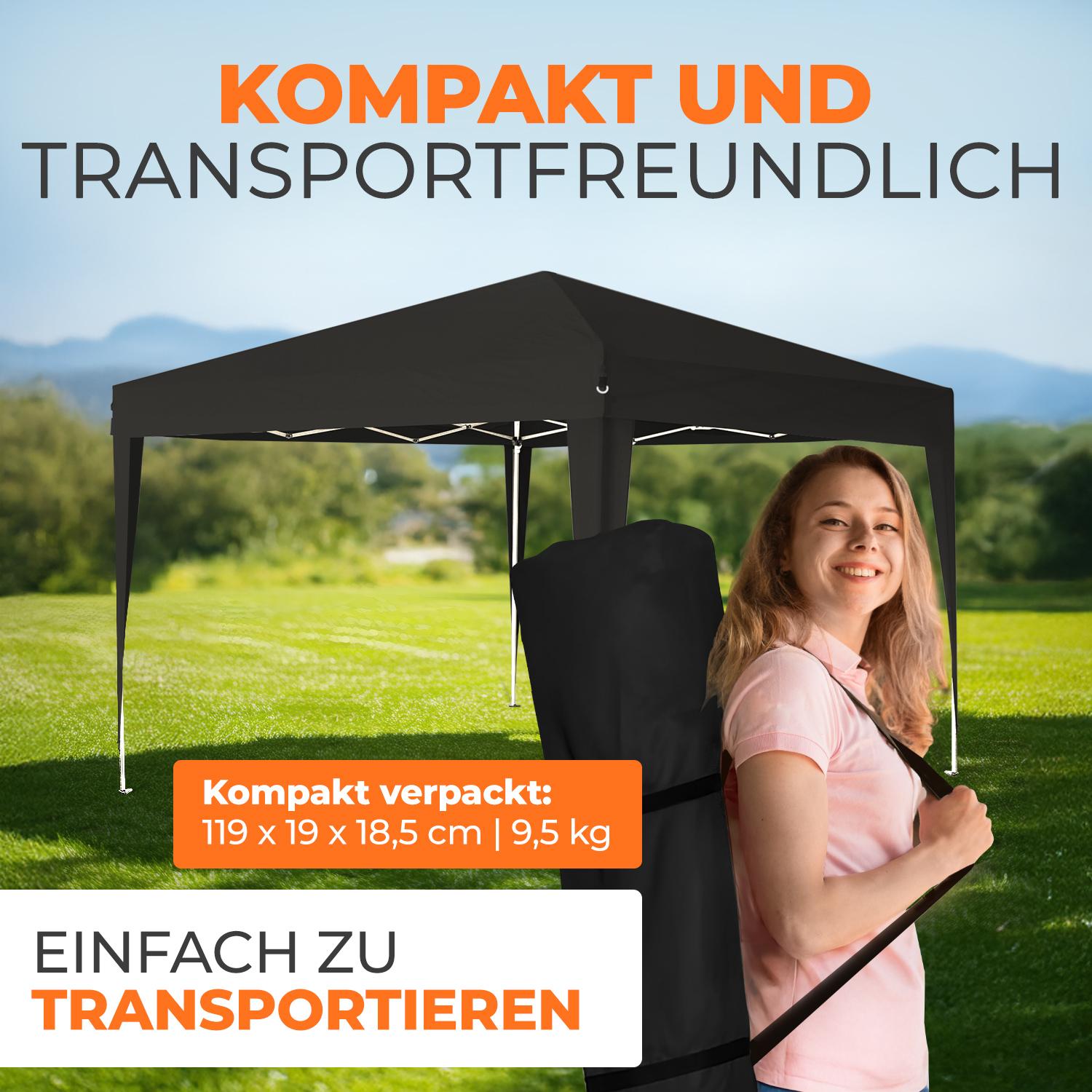 Faltpavillon 2x2m - wasserdicht