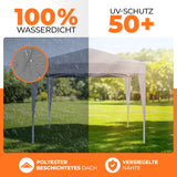 Faltpavillon 3x3m - wasserdicht