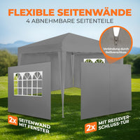 Faltpavillon 3x3m - wasserdicht