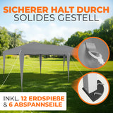 Faltpavillon 3x6m - wasserdicht