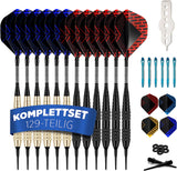 DartPro [DAS ORIGINAL] - Dartpfeile mit Kunststoffspitze – 12 Dartpfeile für elektronische Dartscheibe [18g]