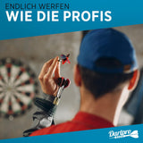 DartPro [DAS ORIGINAL] - Dartpfeile mit Kunststoffspitze – 12 Dartpfeile für elektronische Dartscheibe [18g]
