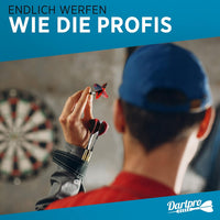 DartPro [DAS ORIGINAL] - Dartpfeile mit Kunststoffspitze – 12 Dartpfeile für elektronische Dartscheibe [18g]