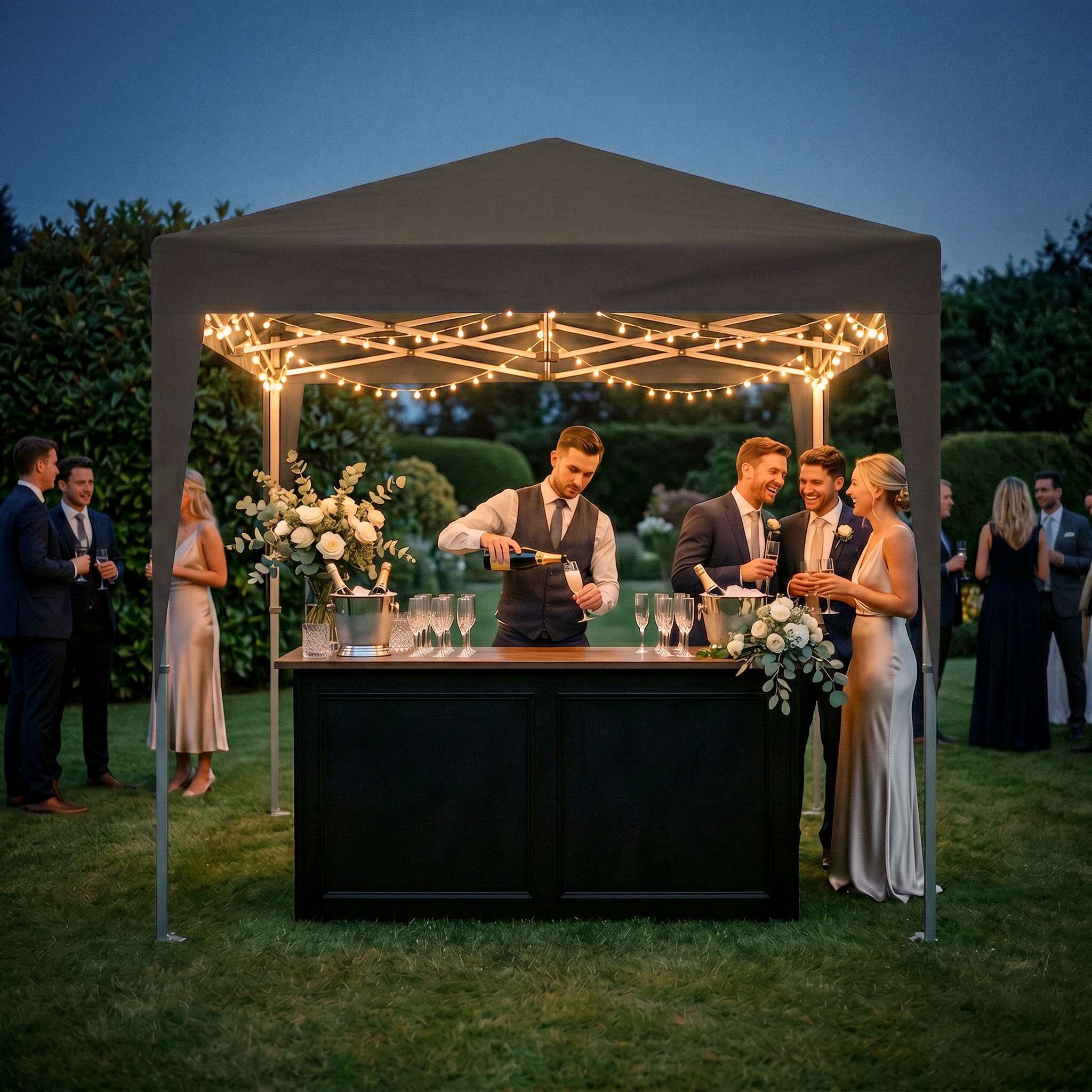 Faltpavillon 2x2m - wasserdicht