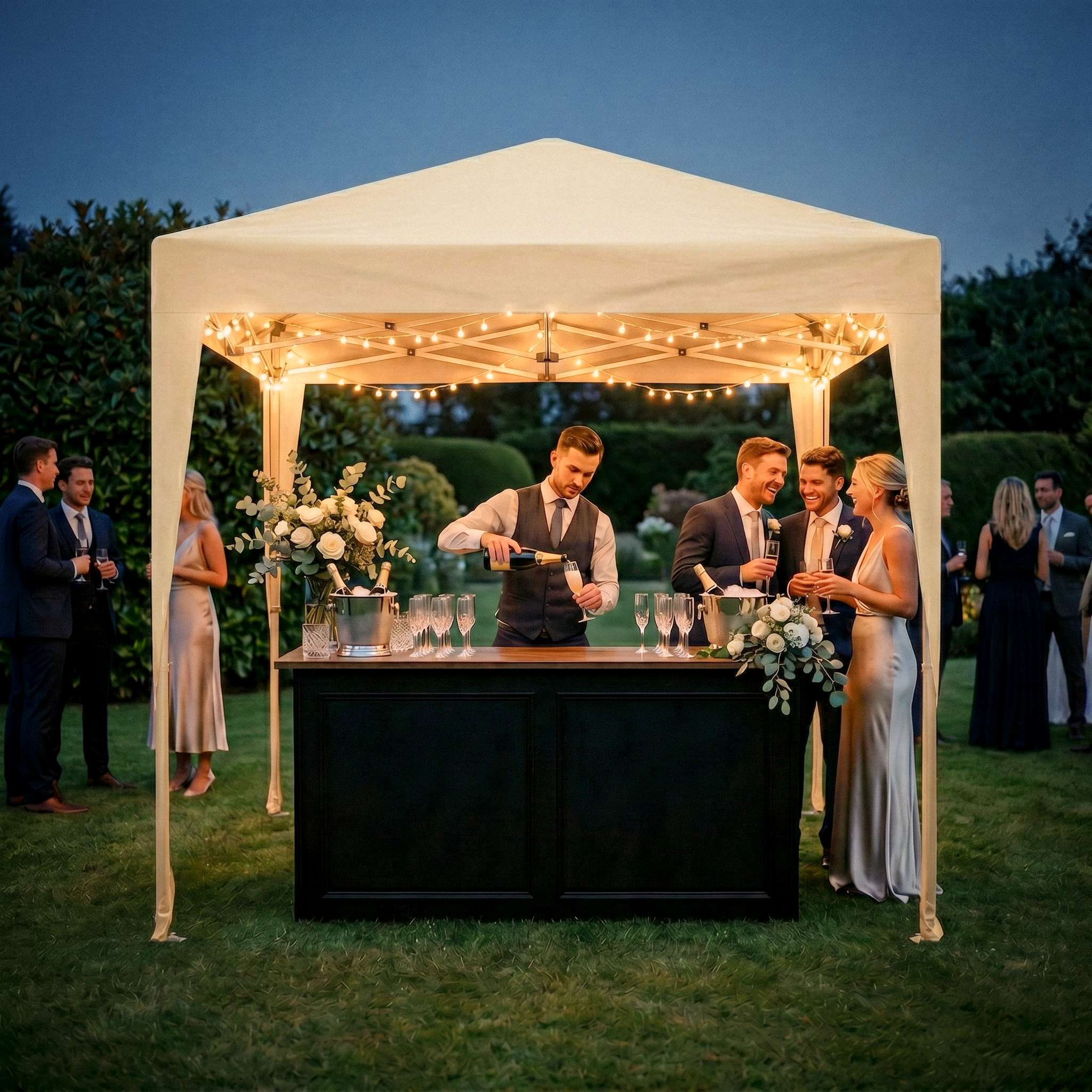 Faltpavillon 2x2m - wasserdicht