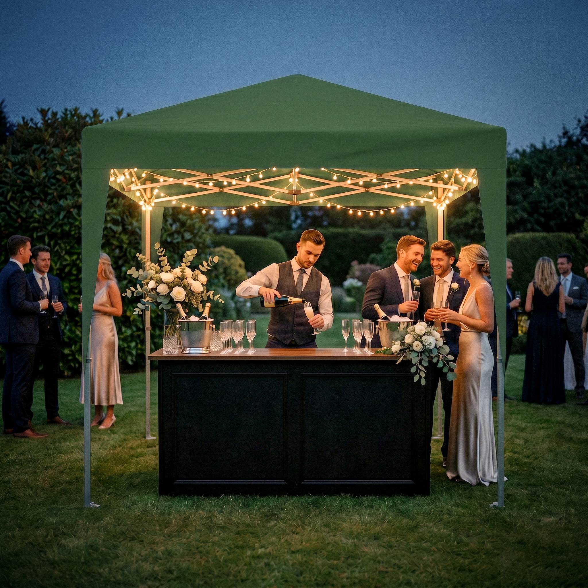 Faltpavillon 2x2m - wasserdicht